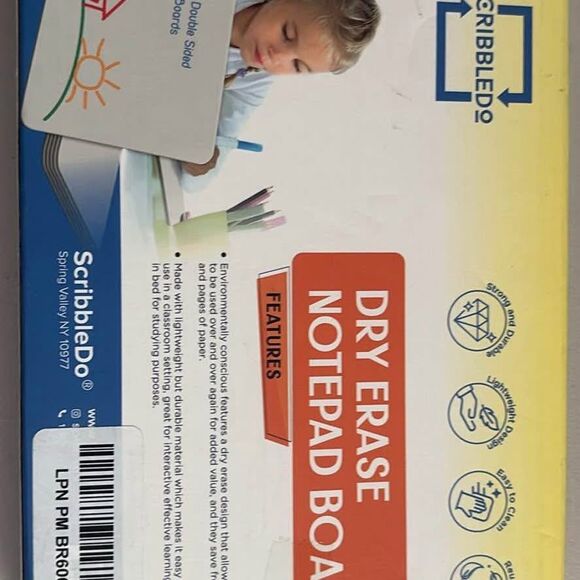 Scribbledo Dry Erase Notepad Boards 5 pack 5x7 - Picture 3 of 3